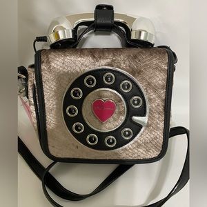 NWT - Betsy Johnson Telephone Crossbody Purse